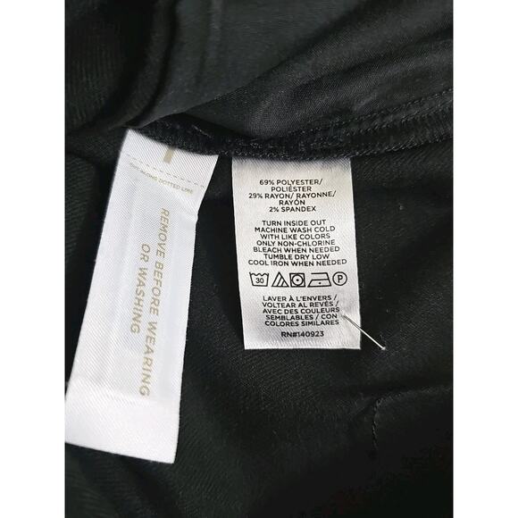 LOFT ~Woman Size 12~ Black "Curvy" Wide Leg Dress Party Evening Wear NWT. - Picture 10 of 14